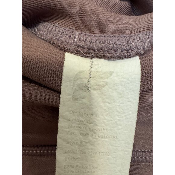 Fabletics High-Waisted Powerhold Leggings Womens XL Mauve Stretchy Pocket - Picture 3 of 5